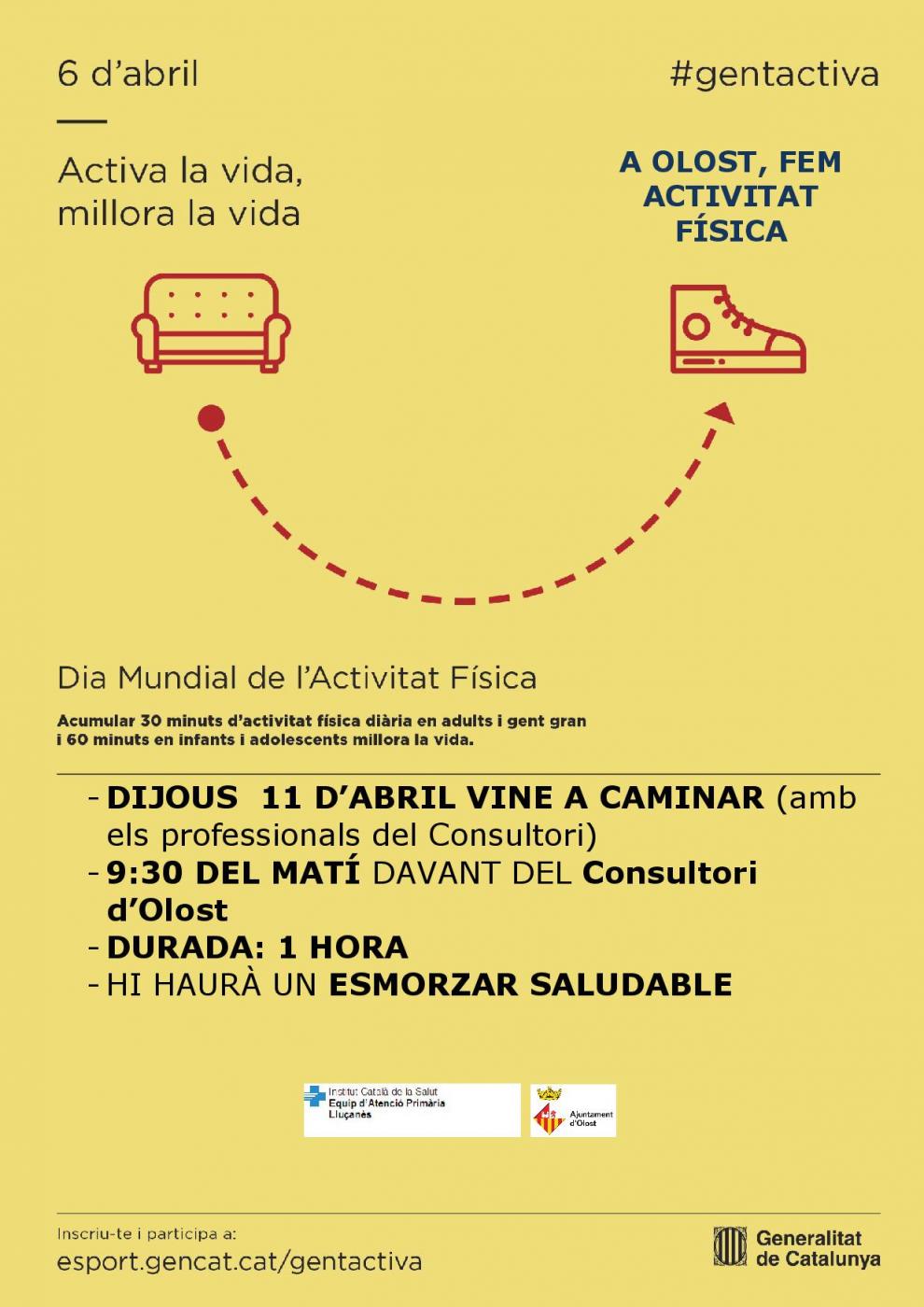 Caminada en commemoració del Dia mundial de l'activitat física